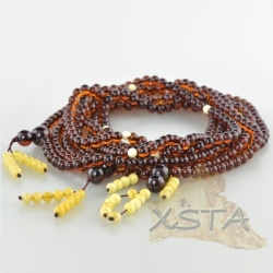 Amber rosary Tibetan Buddhist